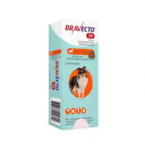 Bravecto 1m 100mg (naranja) 4.5-10kg
