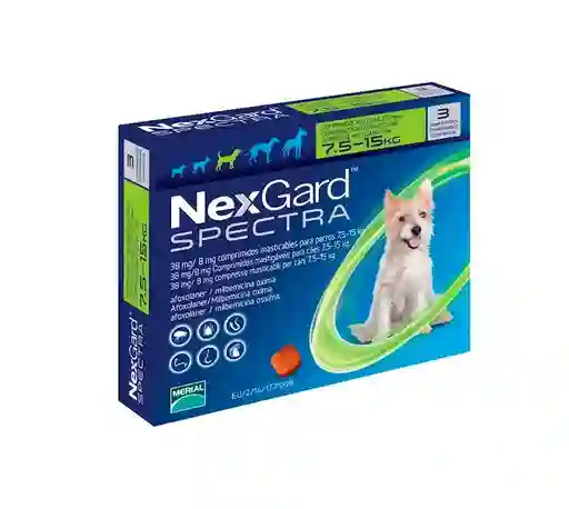 Nexgard Spectra 7.5-15 Kgs X 1 Dosis