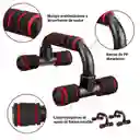 Barra Ejercicio Agarre Portatil Flexiones Brazo Fitnes Deporte Push Up