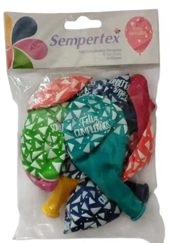 Paquete De Bombas R12 X 12 Unidades Feliz Cumpleaños