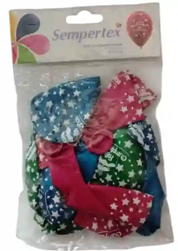 Paquete De Bombas R12 X 12 Unidades Feliz Cumpleaños
