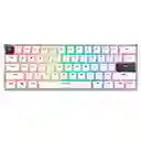 Teclado Gamer Mecanico Fantech Frost Mk857ft Blanco