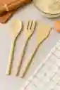 Juego De Utensilios En Madera De Cocina X 3