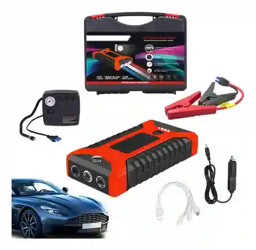 Arrancador Iniciador Con Compresor Auto Moto