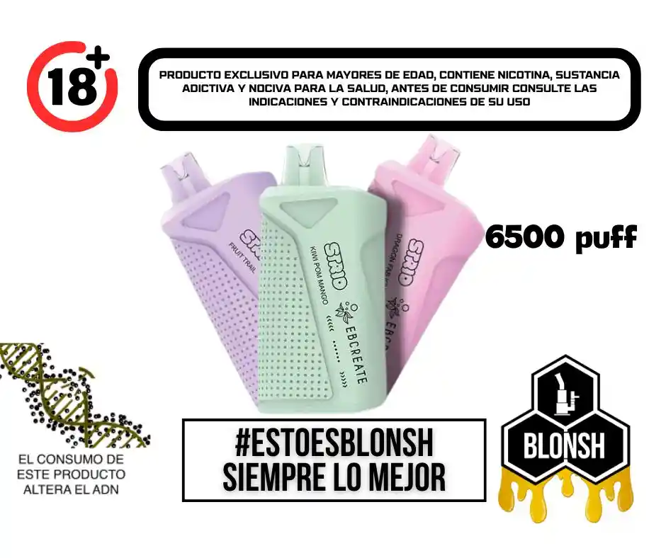 Strio Xc6500 Vape Kiwi Pom Mango – Desechable