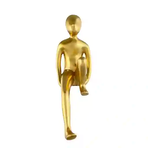 Figura Humana Sent Concepts Luxor 9x21x18cm Dorado Poliresina
