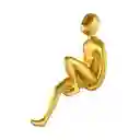 Figura Humana Sent Concepts Luxor 9x21x18cm Dorado Poliresina