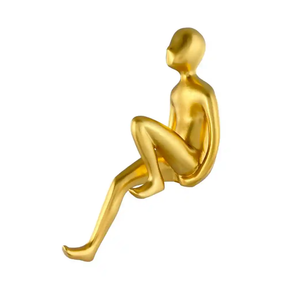 Figura Humana Sent Concepts Luxor 9x21x18cm Dorado Poliresina