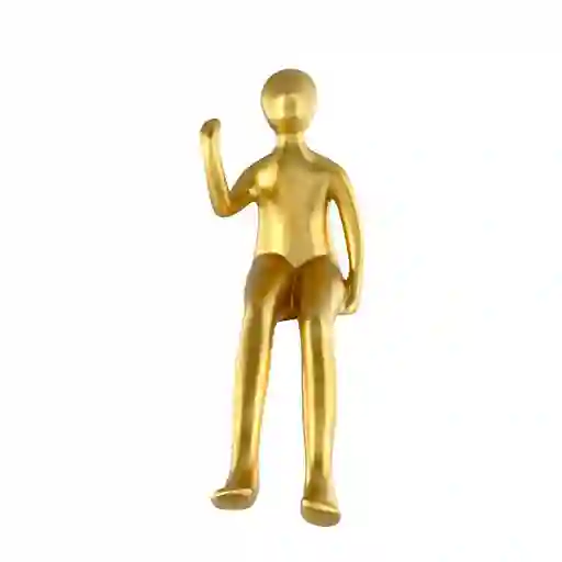 Figura Humana Sent Concepts Luxor 8x19x17cm Dorado Poliresina