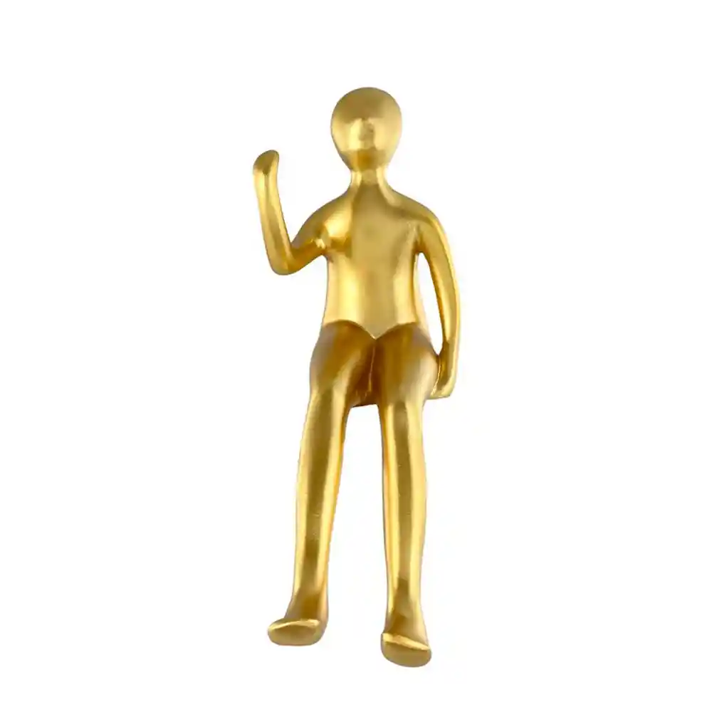 Figura Humana Sent Concepts Luxor 8x19x17cm Dorado Poliresina