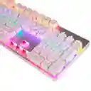 Tecaldo Mecanico Jyr Gamer Mkf30s Blanco Rgb