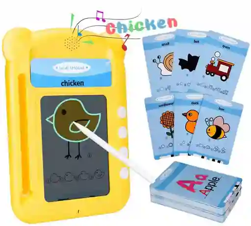 Tablero Creativo Con Tarjetas De Aprendizaje En Ingles