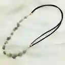 Collar Trenza De Piedras Labradorita