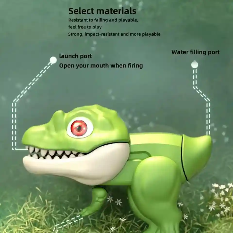 Juguete Lanzador De Agua Dinosaurio
