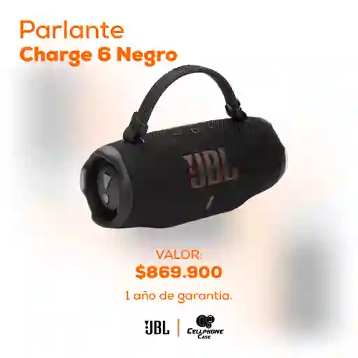 Parlante Charge 6 Negro