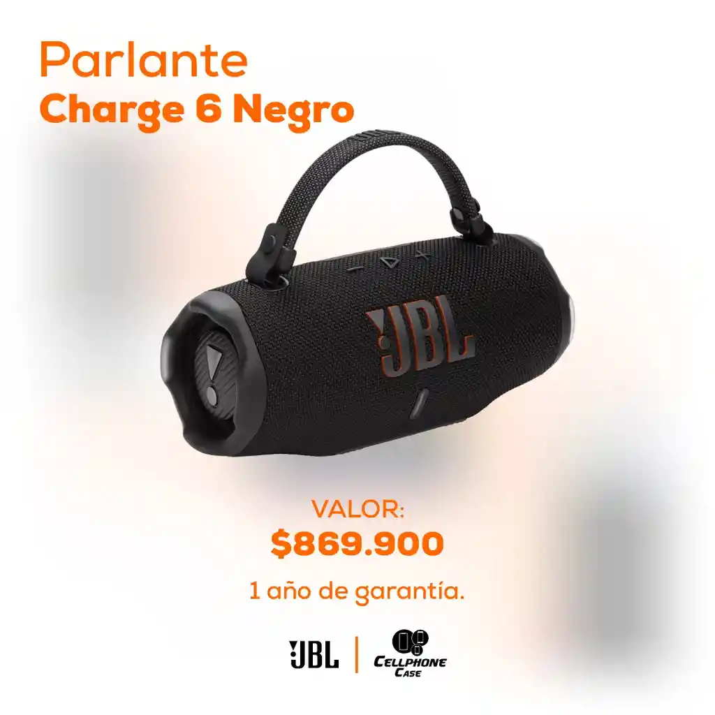 Parlante Charge 6 Negro