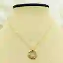 Collar Manzanilla Tornasol Con Piedras