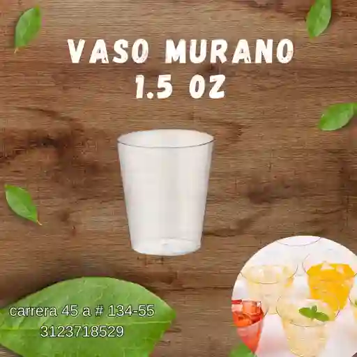 Vaso Murano Darnel 1.5 Oz X 25 Und