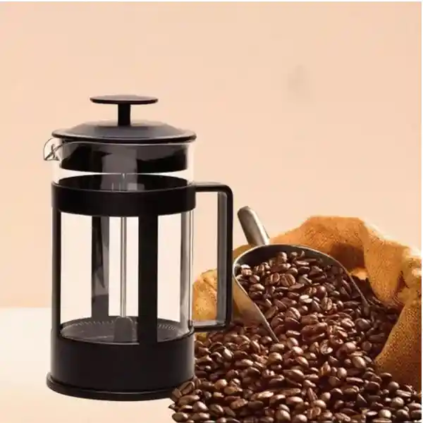 Cafetera Prensa Francesa 1000 Ml Vidrio Embolo Acero Inoxidable