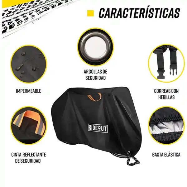 Pijama Cubre Bicicleta Moto Carpa 100% Impermeable 110x200cm