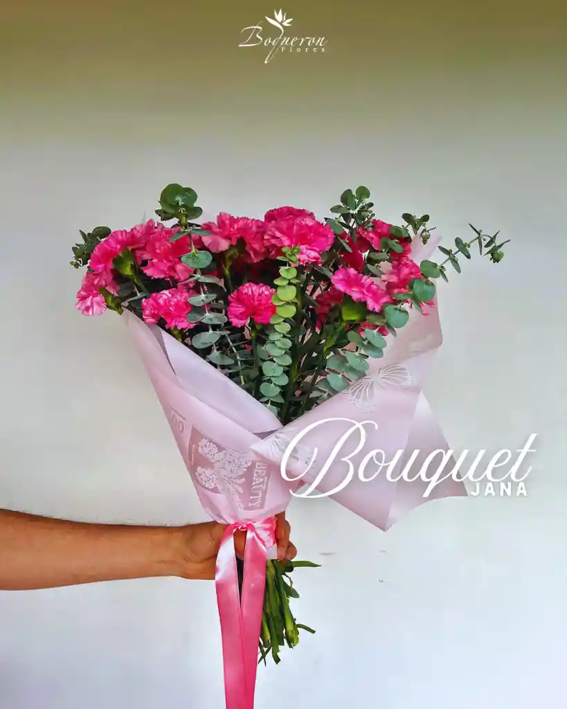 Flores, Claveles En Bouquet