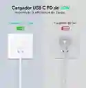 Cargador Tipo C 20w Usb-c Cargador Rápido Compatible Con Iphone 15/16 Pro Max Samsung Watches Motorola
