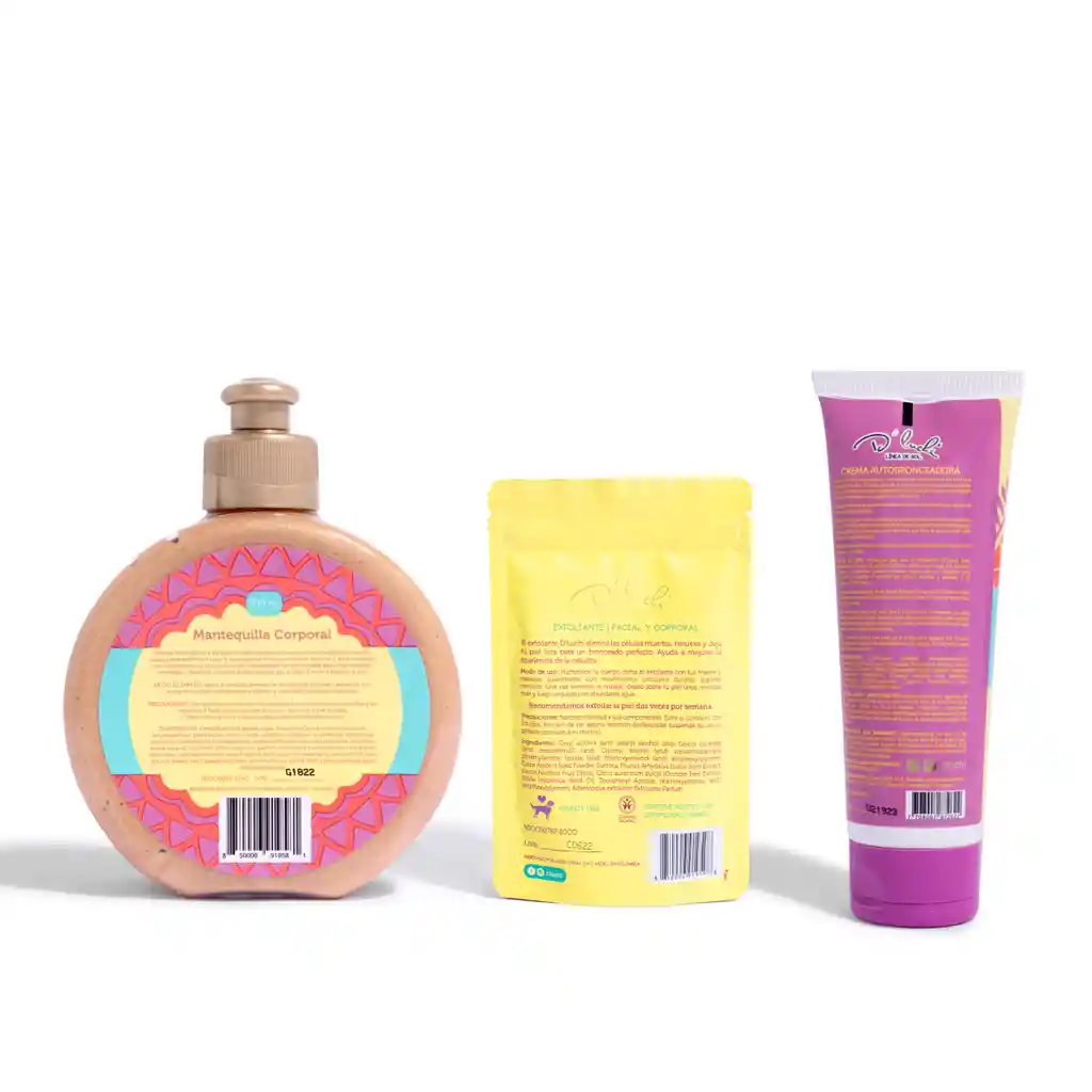 Kit Autobronceo E Hidratación D'luchi (3 Productos + Estuche)