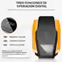 Compresor De Aire Mini A Bateria Portatil Inflador Recargable Color Negro