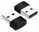 Adaptador Convertidor Tipo C Hembra A Usb Macho Otg