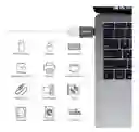 Adaptador Convertidor Usb 3.0 Hembra Otg A Tipo C Usbc Macho Color Negro