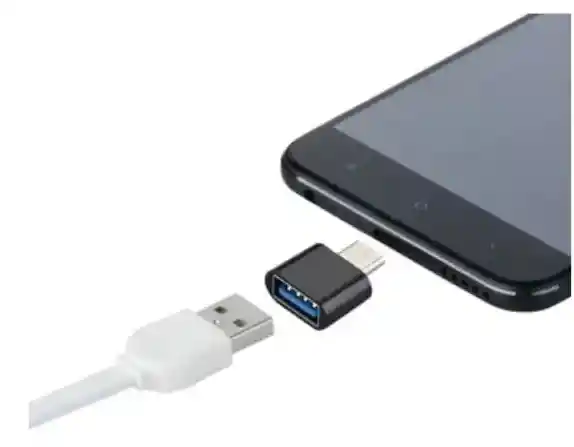 Adaptador Convertidor Usb 3.0 Hembra Otg A Tipo C Usbc Macho Color Negro