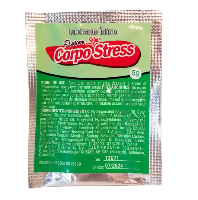 Estrechante Vaginal Corpo Stress 5g