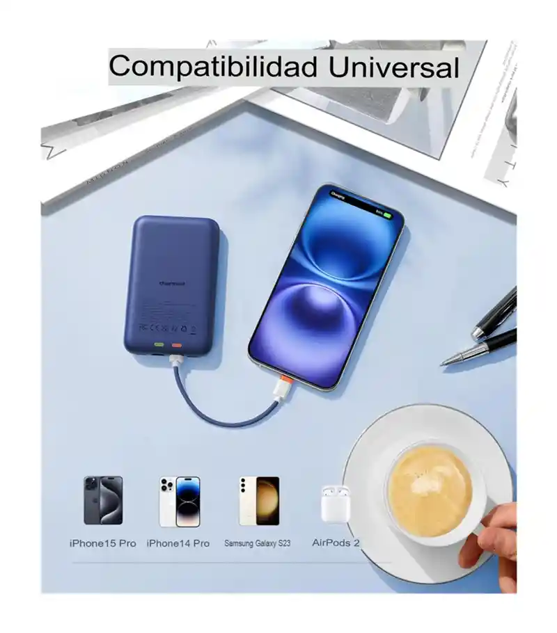 Cargador Portátil Charmast 10000mah 20w Para Iphone-android