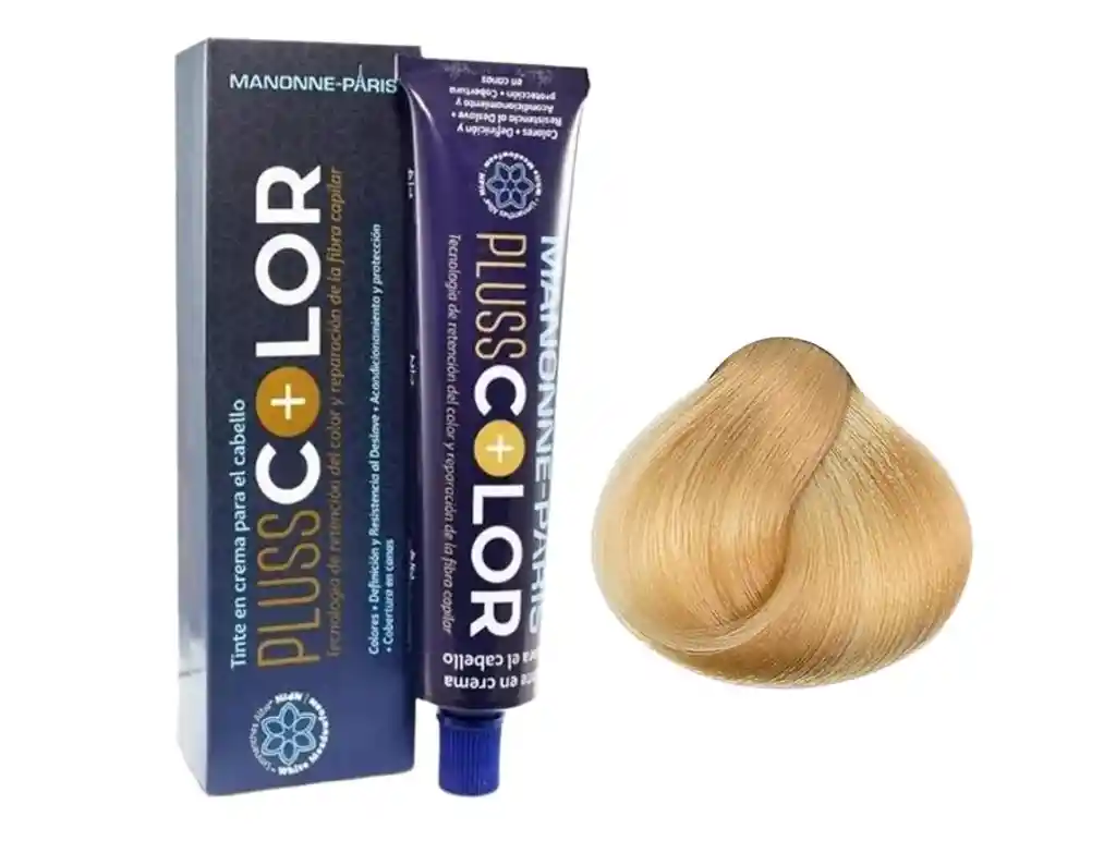 Tinte Rubio Muy Claro 9.0 Manonne Paris - Cubrimiento Canas