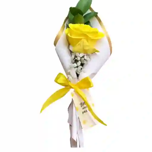 Flor De Rosa Amarilla