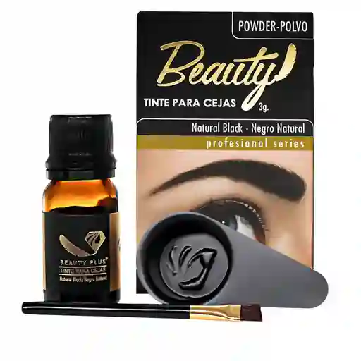Henna Semipermanente Para Cejas Negro Natural Beauty Plus 1und