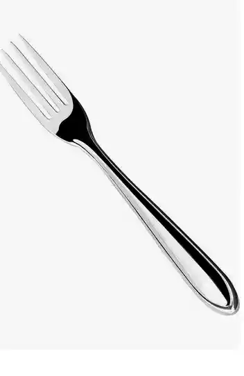 Set De Tenedores De Mesa De Acero Inoxidable Liso 10 Piezas