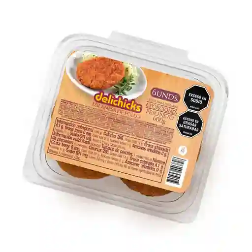 Milanesa Apanada De Pollo X 540g X 6 Und