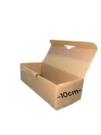 Caja De Carton Microcorrugado 24x10x7cm Plegable