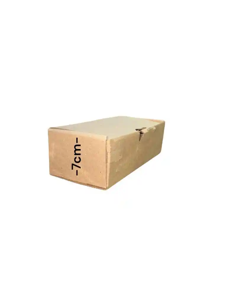 Caja De Carton Microcorrugado 24x10x7cm Plegable