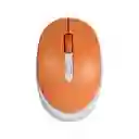Combo Teclado Y Mouse Inalambrico T968 Naranja Mixed