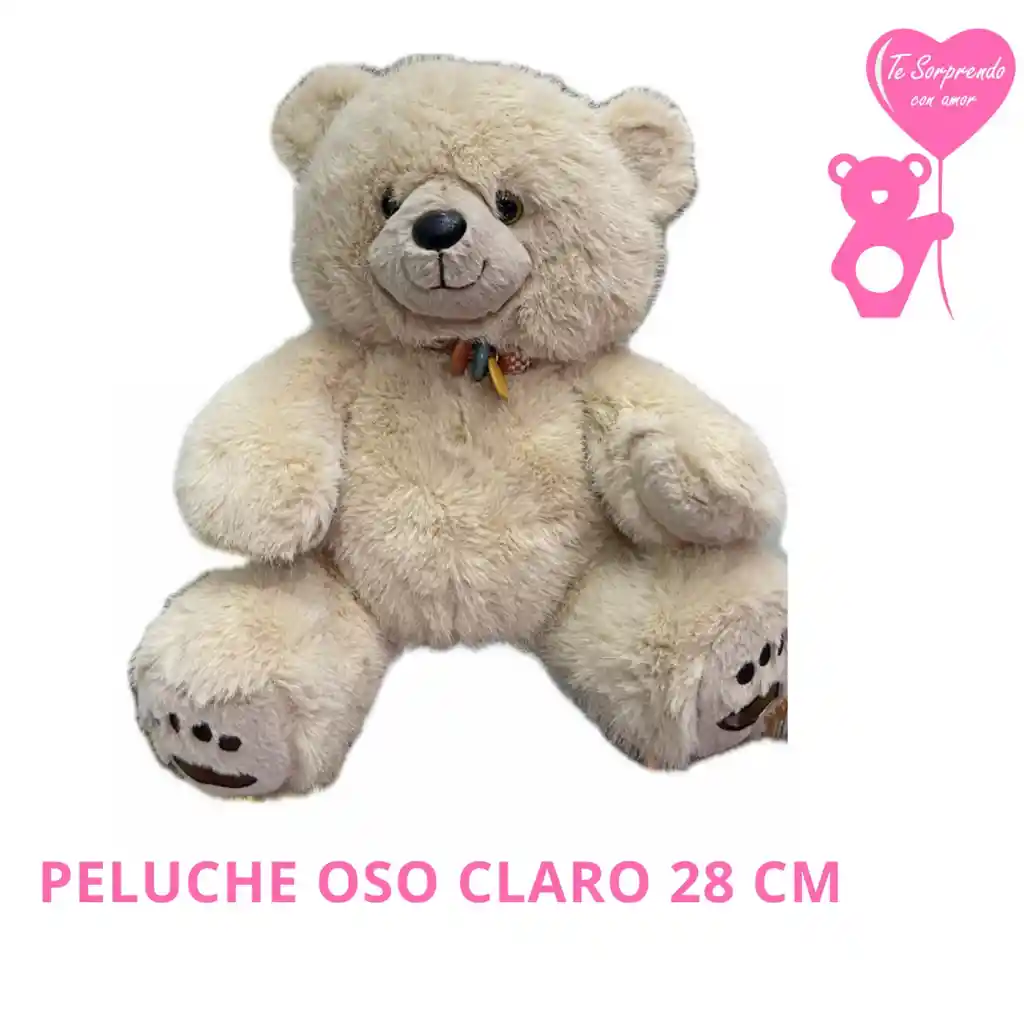 Peluche Oso Claro 28 Cm