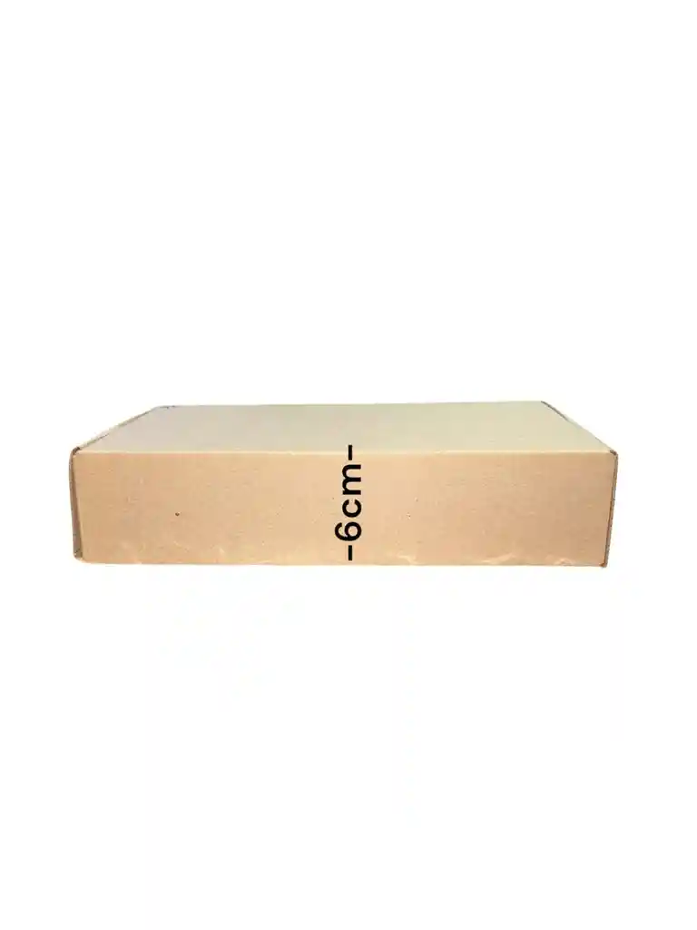 Caja En Carton Microcorrugado 27x15x6cm Plegable