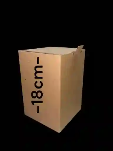 Caja En Carton Microcorrugado 12x12x18cm Plegable