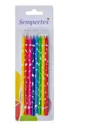 Vela Terrazo Multicolor X 8