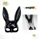 Mascara De Coneja Negro Halloween