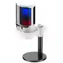 Microfono Gamer Havit Gk50 Rgb Cardioide Blanco Blanco