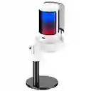 Microfono Gamer Havit Gk50 Rgb Cardioide Blanco Blanco