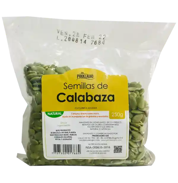 Semilla Calabaza - Prodelagro 1000g