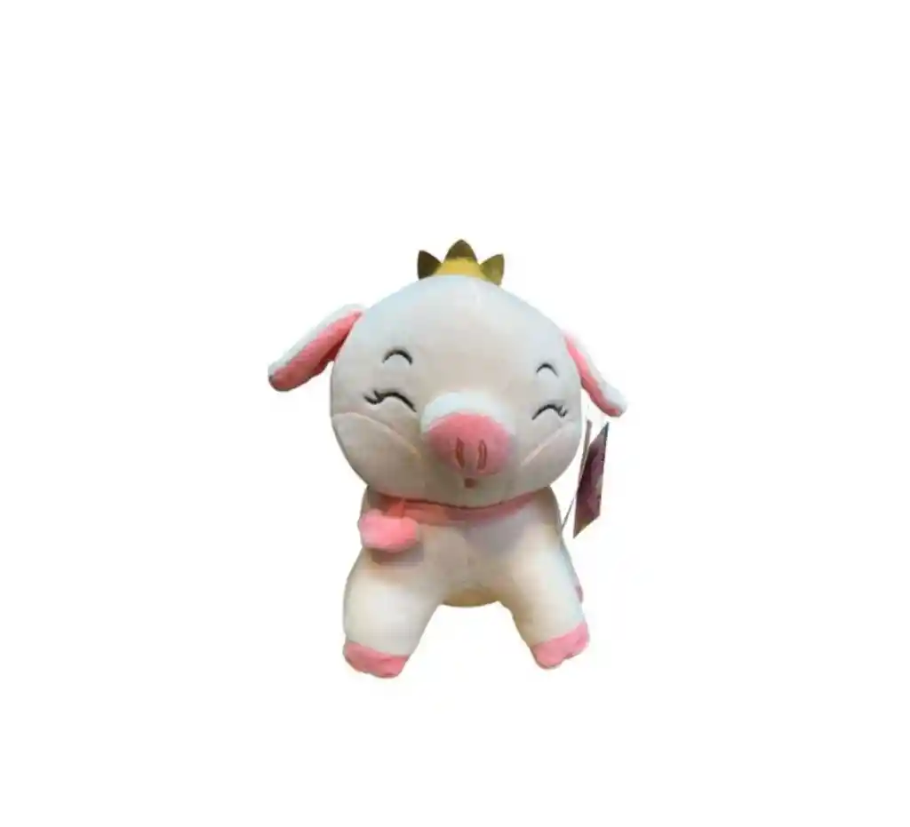 Peluche Cerdita Corona 20 Cm
